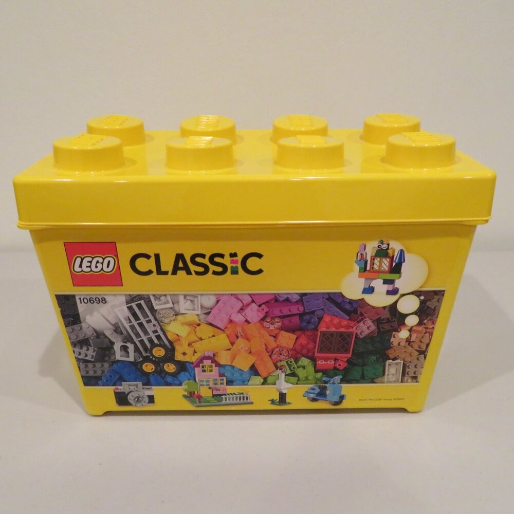 LEGO Classic 10698 Yellow Storage Box Sealed Bags Open Box
